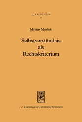 Selbstverständnis als Rechtskriterium