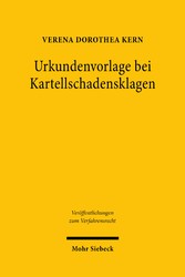 Urkundenvorlage bei Kartellschadensklagen