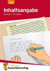 Inhaltsangabe. Aufsatz 7.-9. Klasse