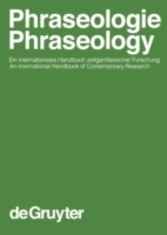 Phraseologie / Phraseology. Volume 1