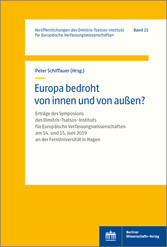 Europa bedroht von innen und von außen?