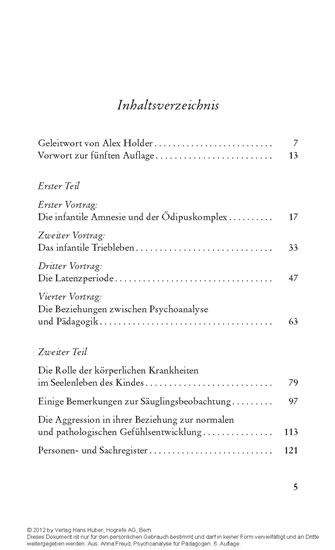 Psychoanalyse für Pädagogen