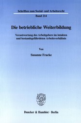 Die betriebliche Weiterbildung.