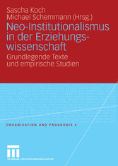 Neo-Institutionalismus in der Erziehungswissenschaft