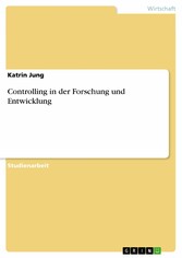 Controlling in der Forschung und Entwicklung