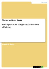 How operations design affects business efficiency