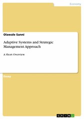 Adaptive Systems and Strategic Management Approach