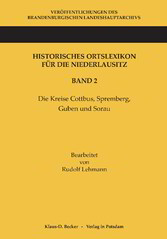 Historisches Ortslexikon für die Niederlausitz