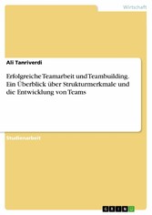 Erfolgreiche Teamarbeit und Teambuilding. Ein Überblick über Strukturmerkmale und die Entwicklung von Teams