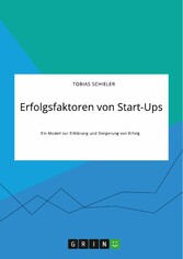 Erfolgsfaktoren von Start-Ups. Ein Modell zur Erklärung und Steigerung von Erfolg