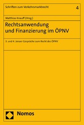 Rechtsanwendung und Finanzierung im ÖPNV