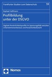 Profilbildung unter der DSGVO