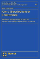 Grenzüberschreitender Formwechsel