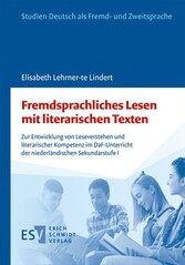 Fremdsprachliches Lesen mit literarischen Texten