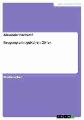 Beugung am optischen Gitter