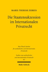 Die Staatensukzession im Internationalen Privatrecht