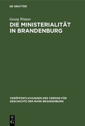 Die Ministerialität in Brandenburg