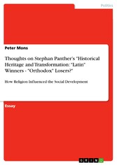 Thoughts on Stephan Panther's 'Historical Heritage and Transformation: 'Latin' Winners - 'Orthodox' Losers?'