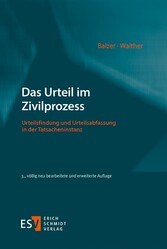 Das Urteil im Zivilprozess