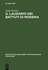 Il laudario dei battuti di Modena