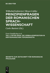 Peter Skok: Die Verbalkomposition in der romanischen Toponomastik