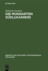 Die Mundarten Südlukaniens