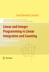 Linear and Integer Programming vs Linear Integration and Counting