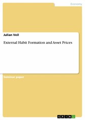 External Habit Formation and Asset Prices