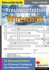 Kreuzworträtsel Wirtschaft