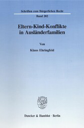 Eltern-Kind-Konflikte in Ausländerfamilien.