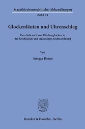 Glockenläuten und Uhrenschlag.