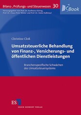 Umsatzsteuerliche Behandlung von Finanz-, Versicherungs- und öffentlichen Dienstleistungen