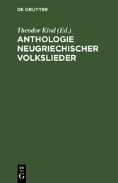 Anthologie neugriechischer Volkslieder