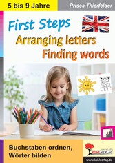 First Steps - Arranging letters, Finding words