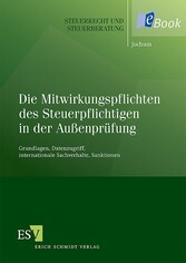 Die Mitwirkungspflichten des Steuerpflichtigen in der Außenprüfung