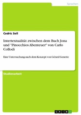 Intertextualität zwischen dem Buch Jona und 'Pinocchios Abenteuer' von Carlo Collodi