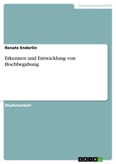 Erkennen und Entwicklung von Hochbegabung