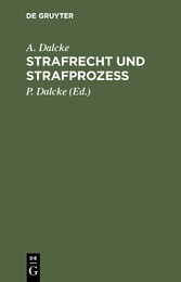 Strafrecht und Strafprozess