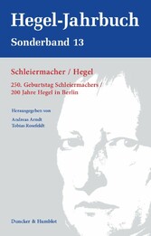 Schleiermacher / Hegel.