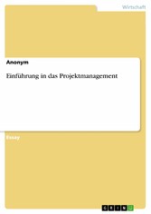 Einführung in das Projektmanagement