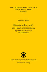 Historische Linguistik und Redaktionsgeschichte