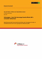 Schweppes - how the beverage brand affects UK's consumer behaviour