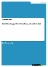 Teambildungsphasen und das Johari-Fenster