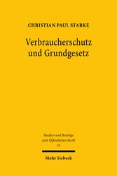 Verbraucherschutz und Grundgesetz