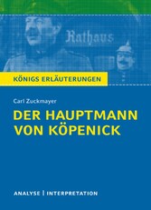 Der Hauptmann von Köpenick von Carl Zuckmayer.