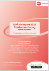 GOÄ Kompakt 2021 Psychiater