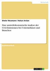 Eine umweltökonomische Analyse der CO2-Emissionen bei Unternehmen und Branchen