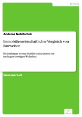 Immobilienwirtschaftlicher Vergleich von Bauweisen