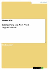 Finanzierung von Non Profit Organisationen