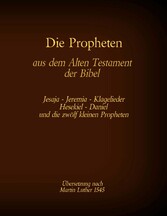 Die Propheten aus dem Alten Testament der Bibel